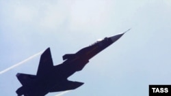 Су-47 во время полета