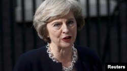 Britaniyanın baş naziri Theresa May 