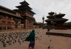 Майдан Патар-Дурбар після запровадження обмежень на пересування, Катманду, 24 березня 2020 року