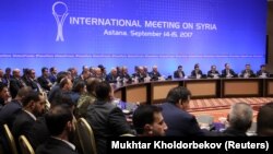 Астанада өткен Сирия бейбіт келіссөзінің алтыншы раунды. 14-15 қыркүйек 2017 жыл.