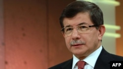 Turkey -- Foreign Minister Ahmet Davutoglu gives an interview to state-run TRT Television in Ankara, 24Jun2012