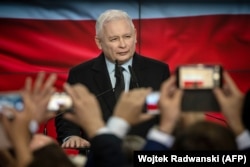 Lideri i partisë Ligji dhe Drejtësia, Jaroslaw Kaczynski.