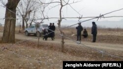 На пограничной заставе "Чарбак" в Баткенской области Кыргызстана. 6 января 2013 года.