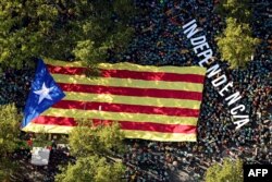 Марш за незалежність Каталонії у Барселоні
