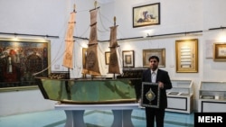 The ship is bound for the Imam Husayn Shrine in Karbala, Iraq.