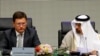 Russian Energy Minister Aleksandr Novak and Saudi ArabianEnergy Minister and OPEC conference president Khalid al-Falih attend a meeting of the Organization of the Petroleum Exporting Countries (OPEC) and non-OPEC producing countries in Vienna, 