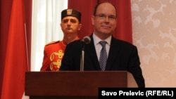 Princ Albert II od Monaka prilikom posete Crnoj Gori 2013. godine
