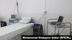 په هرات کې د کورونا وایرس ناروغانو لپاره د روغتون یوه خونه