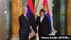 Predsednici Skupštine Republike Srpske i Srbije, Nedeljko Čubrilović i Maja Gojković