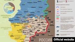 Ситуация в зоне боевых действий в Донбассе