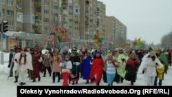 Шествие вертепов в Лисичанске