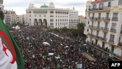 22-nji martda protestçiler, ýagyşly howa hem garamazdan, paýtagt Alžiriň esasy meýdançalarynda toplanyp, Bouteflika we tutuş hökümete garşy şygarlary gygyrdylar.