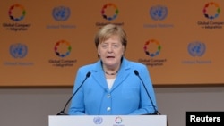 Cancelara Angela Merkel la Conferința ONU de la Marrakesh, 10 decembrie 2018