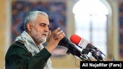 Qasem Soleimani, head of the Islamic Revolutionary Guards Corps' Quds Force 
