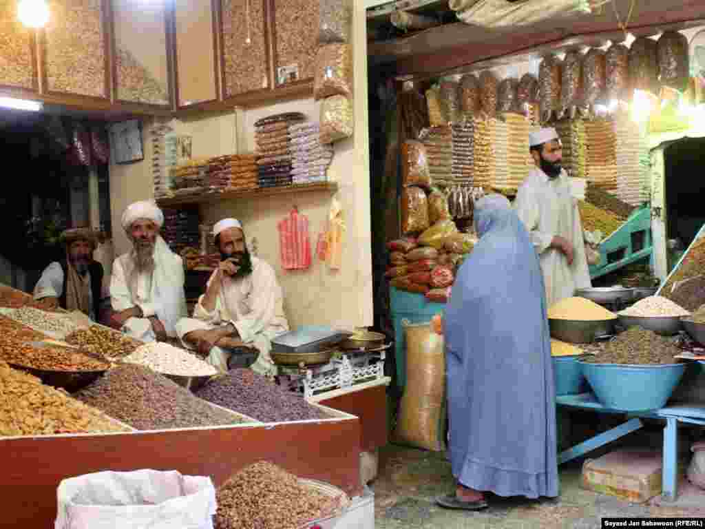 Afghan shoppers throng a market ahead of Eid al-Fitr. Eid-al-Fitr marks the end of Ramadan, the holiest month in the Islamic calendar, during which Muslims around the world abstain from eating, drinking, and sexual relations from sunrise to sunset.