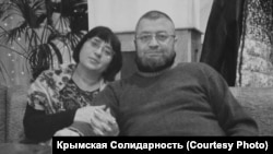 Cemil Gafarov ömür arqadaşınen beraber, arhiv fotoresimi