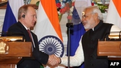 Presidenti rus dhe kryeministri indian 