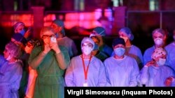 Timișoara, Luminează orasul prin tine, acțiunea de solidaritate cu cadrele medicale, 8 aprilie 2020 