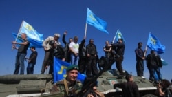 Крымские татары и украинские пограничники, Турецкий вал, 3 мая 2014 года