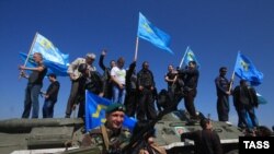 Кримські татари та українські прикордонники, Турецький вал, 3 травня 2014 року