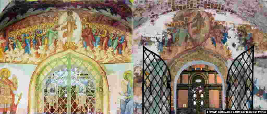 Фрески в церкви Иоанна Златоуста в Ярославле. 1911/2011.
