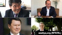 Бывшие казахстанские чиновники, приговоренные заочно к тюремным срокам: Акежан Кажегельдин, Мухтар Аблязов, Виктор Храпунов, Рахат Алиев.