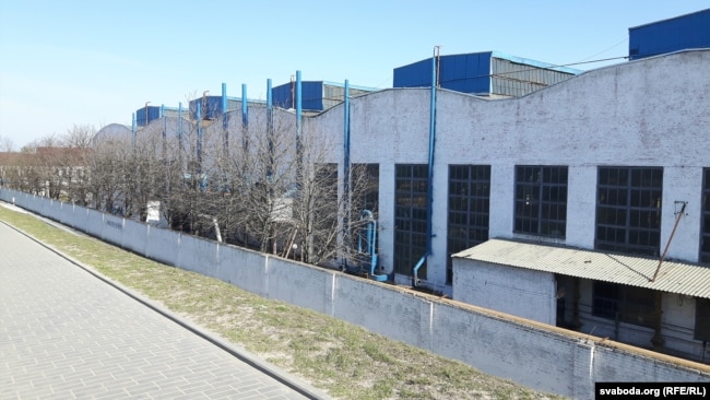 Цэхі заводу «Белкард» на вуліцы Перамогі ў Горадні