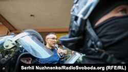 Сергій Стерненко біля Шевченківського районного суду Києва, 12 червня 2020 року