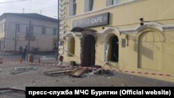 Cafe in Ulan-Ude after the explosion
