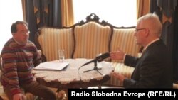 Ivo Josipović u razgovoru sa novinarom RSE Enisom Zebićem