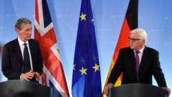 Ministri Frank-Walter Steinmeier i Philip Hammond