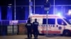 Strasbourg, France - Police secure a street and the surrounding area after a shooting in Strasbourg, France, December 11, 2018.