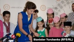 Марина Порошенко в «Крымском доме», 26 июня 2018 год 