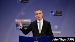 Генералниот секретар на НАТО, Јенс Столтенберг.