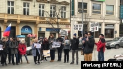 "Забастовка избирателей" в центре Праги