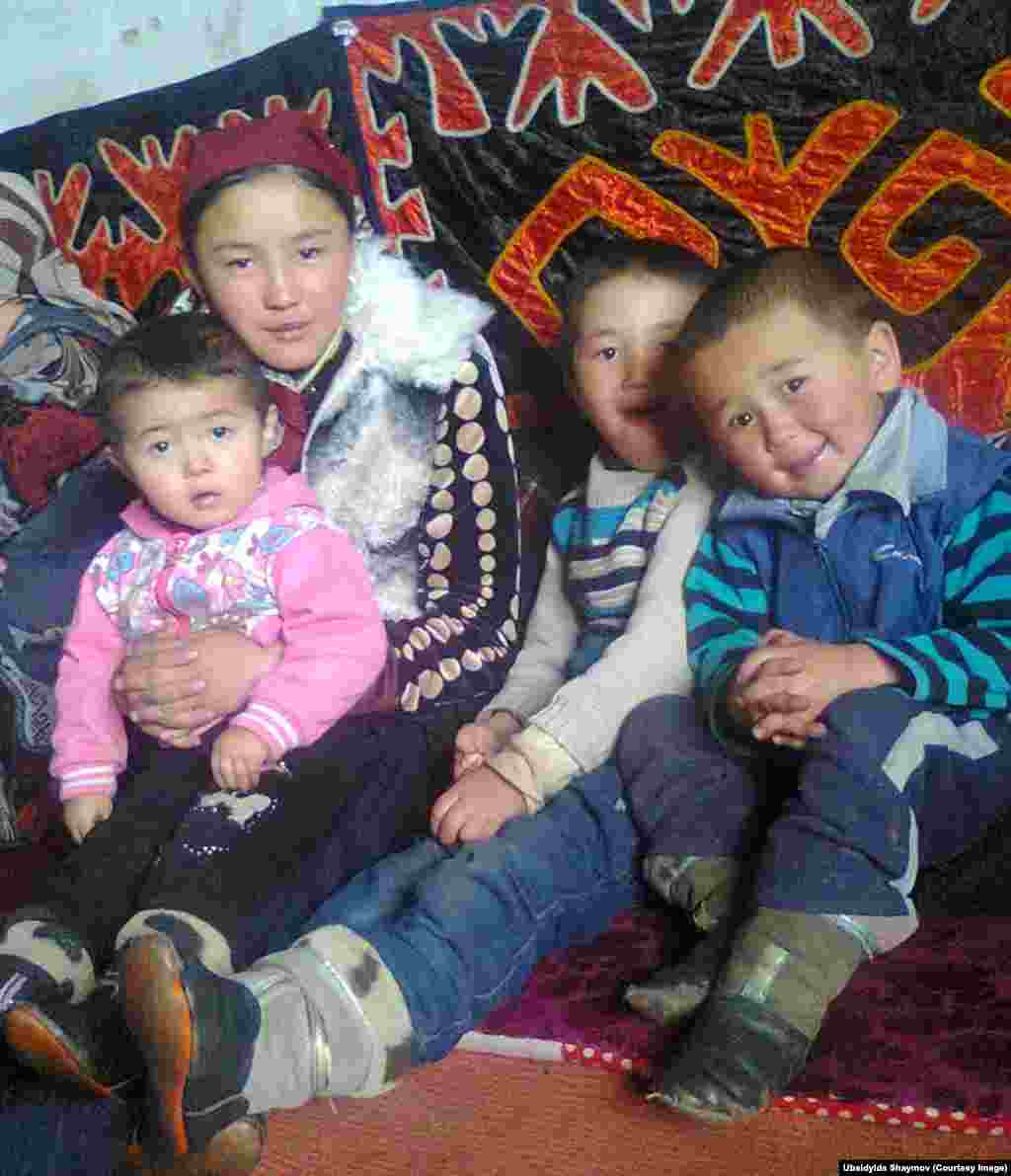 Children in Bash-Gumboz. Ubaidylda Shaimov and his wife have helped to raise Talant, the boy on the right, while his mother dealt with serious health problems. The Murghab region suffers from high infant and mother mortality rates.