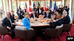 Рабочая сессия группы G7 в замке Эльмау. 7 июня