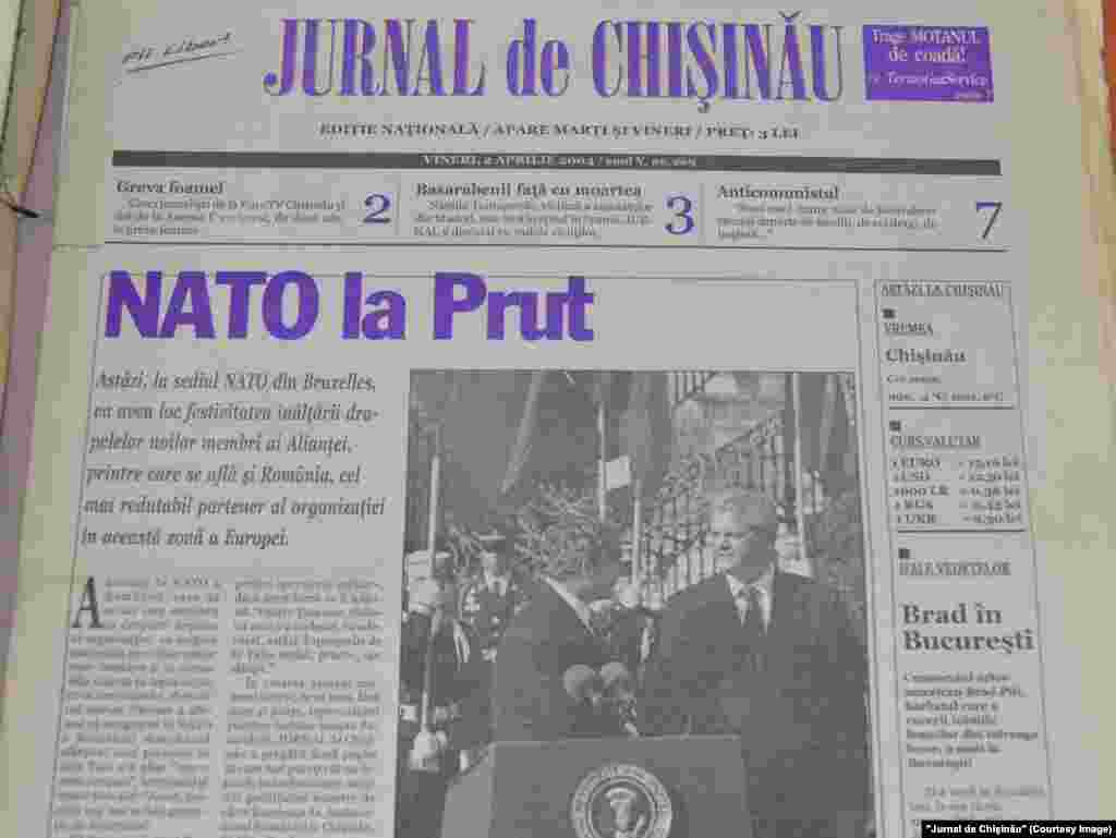 &quot;Jurnal de Chişinău&quot;, 2 aprilie 2004