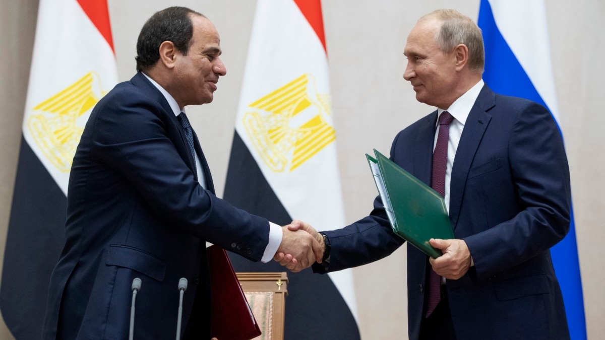Putin, Egyptian Leader Sign 'Strategic' Partnership Treaty