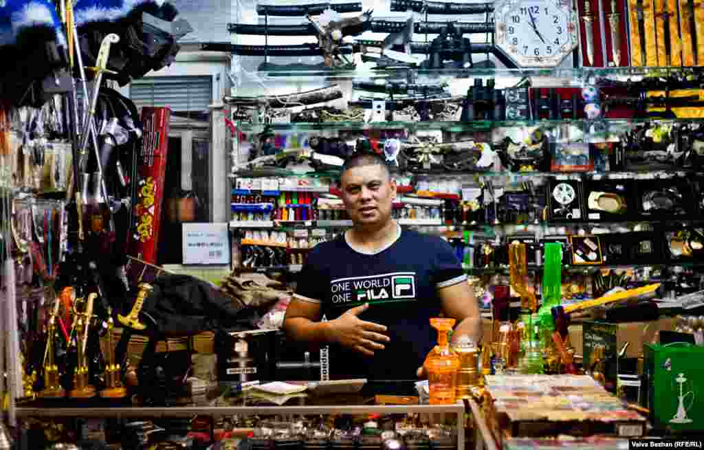 Mohammad is among hundreds of Afghan shopkeepers at the Sevastopol Hotel. He was a soldier in the Afghan military in the 1980s and came to Moscow in the early 1990s. &ldquo;I already spoke some Russian when I was still in Afghanistan, and I had met Russians, so it wasn&rsquo;t that difficult to integrate here,&rdquo; he says. &ldquo;It also helps that there are so many of us Afghans here in Moscow.&quot; He still dreams of returning to Afghanistan. &ldquo;Maybe when I&rsquo;m an old man,&rdquo; he says.