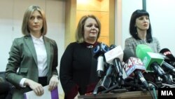 Maqedoni - Prokuroret Katica Janeva, Lence Ristevska dhe Fatime Fetai, 28 mars 2016