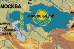 Izmišljena mapa 'Kazahstana' iz Cohenovog filma