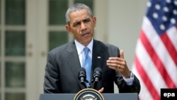 Президент США Барак Обама. Вашингтон, 2 мая 2014 года. 
