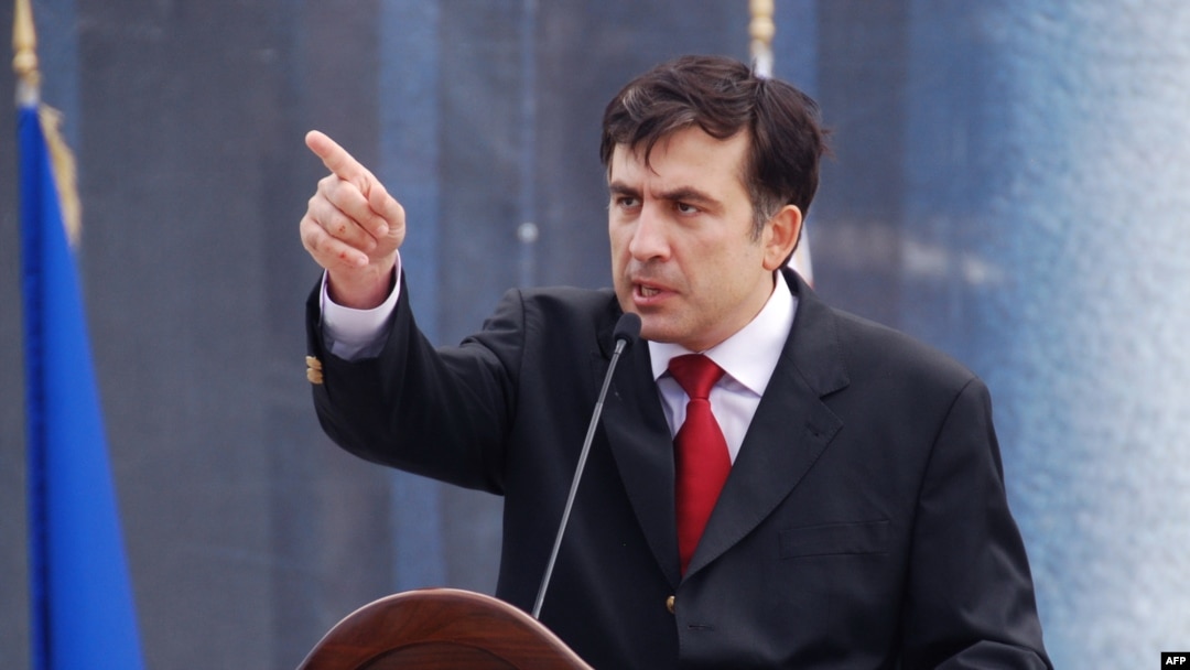 Михаил Саакашвили, 11 августа 2008 года (архивное фото)