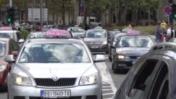 Taxi Protest Against Uber-Type Apps Snarls Belgrade Traffic