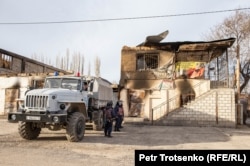 Силовики в селе Масанчи. Жамбылская область, 26 февраля 2020 года.
