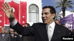 Tunisia's ousted President Zine al-Abidine Ben Ali (November 2009 photo)