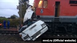 Фото с места события ДТП под Владимиром, 6 октября 2017 года.