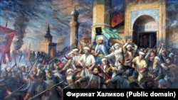 The Volga River city of Kazan finally fell to Russian forces in October 1552.