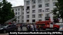 В день взрыва в Луганской ОГА, 2 июня 2014 года
